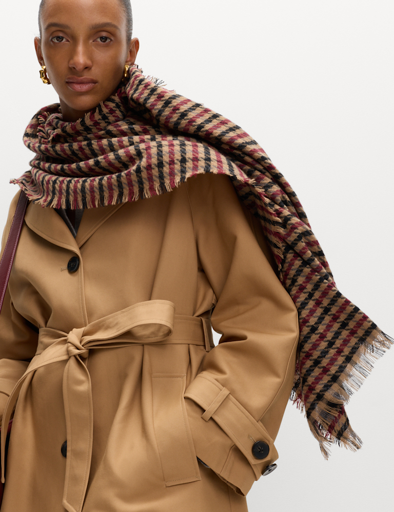 Cotton Rich Belted Longline Trench Coat Cotton Rich Belted Longline Trench Coat