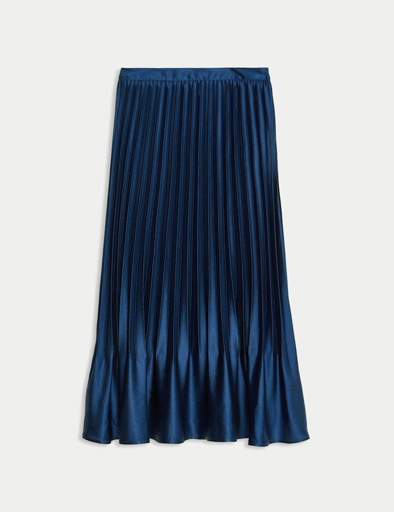 Pleated Midaxi Skirt