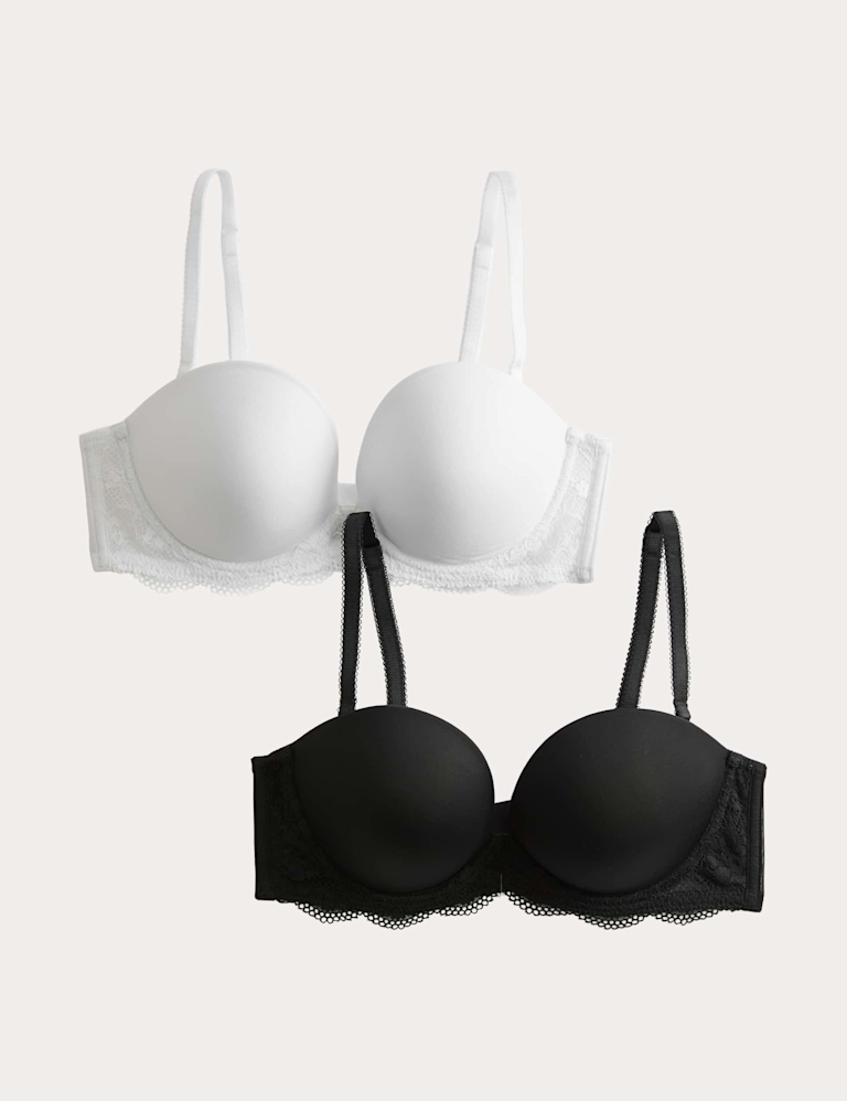 2pk Wired Multiway Push-Up Bras (A-E)