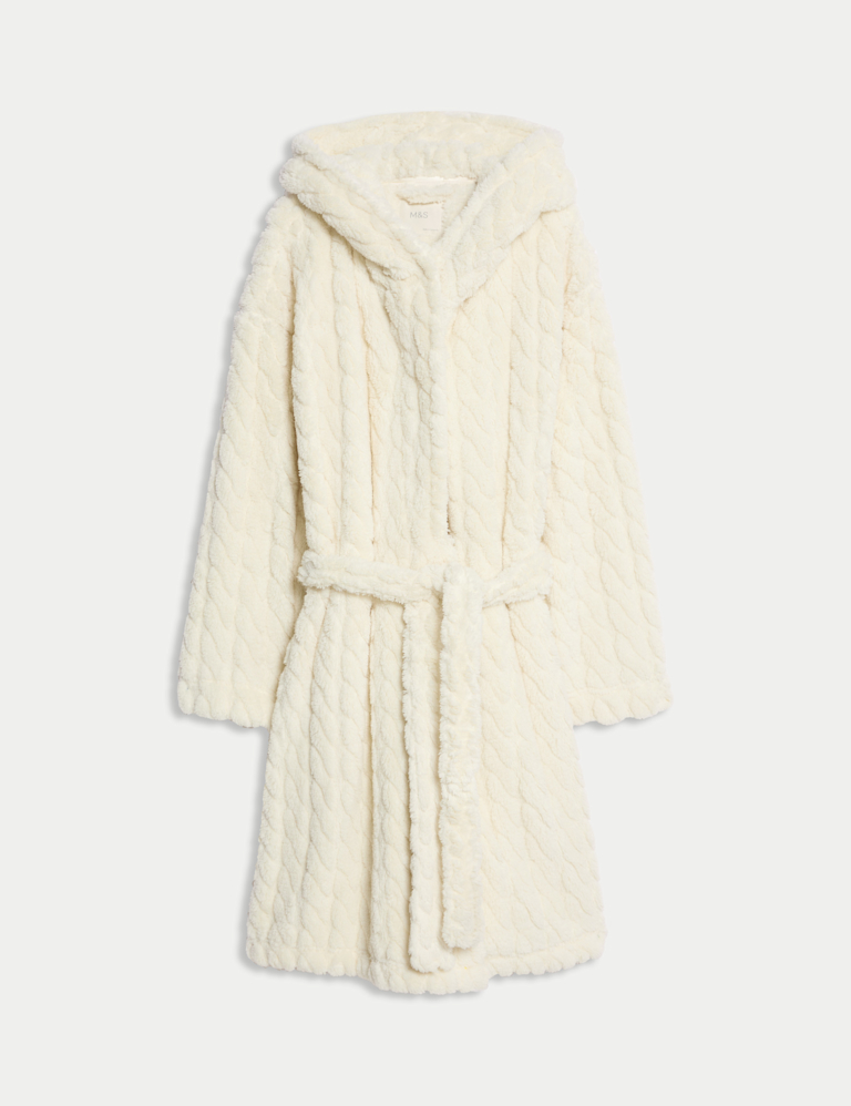 Jacquard Short Dressing Gown