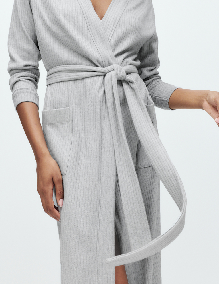 Wide Ribbed Dressing Gown