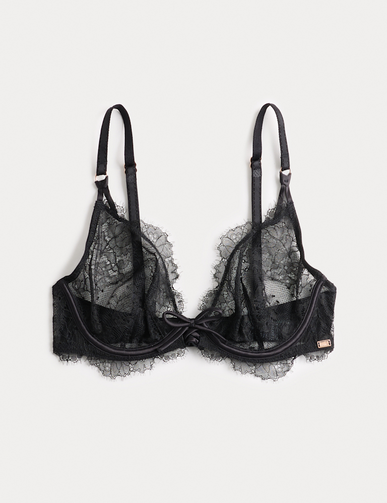 Forget Me Not Lace Wired Plunge Bra