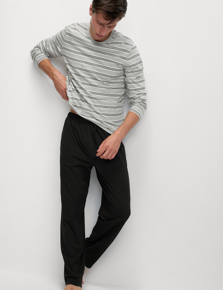 Pure Cotton Striped Pyjama Set