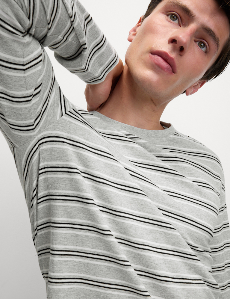 Pure Cotton Striped Pyjama Set