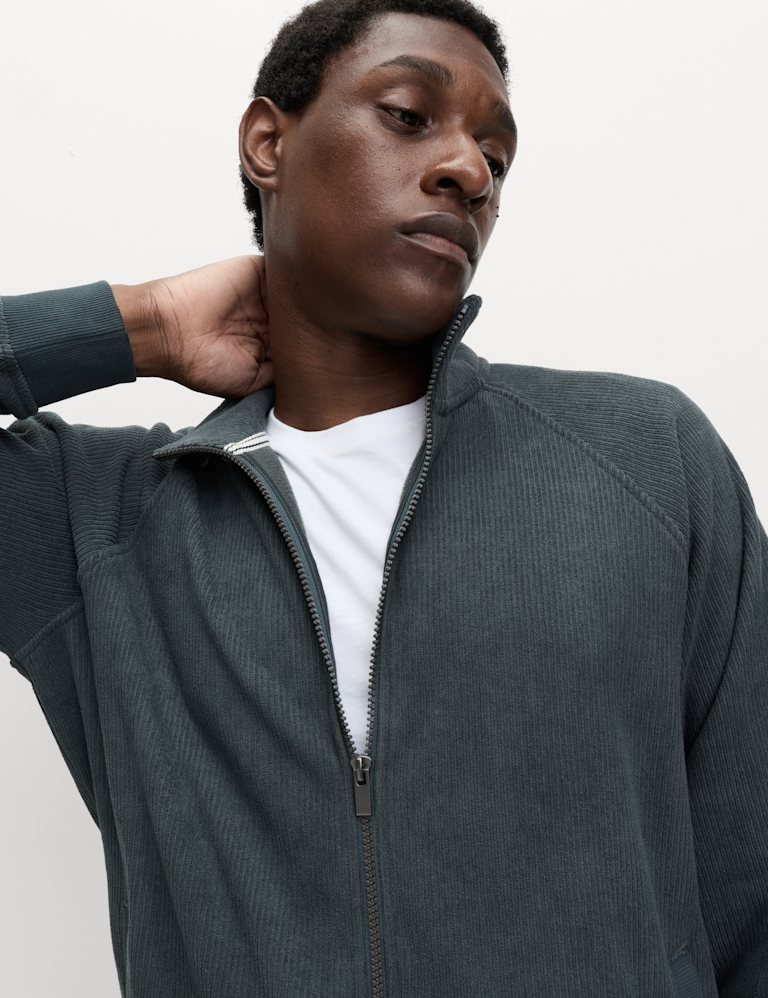 Fleece Zip Up Loungewear Top