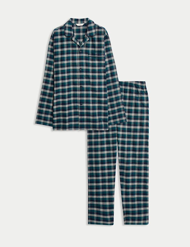 Brushed Cotton Buffalo Check Pyjama Set