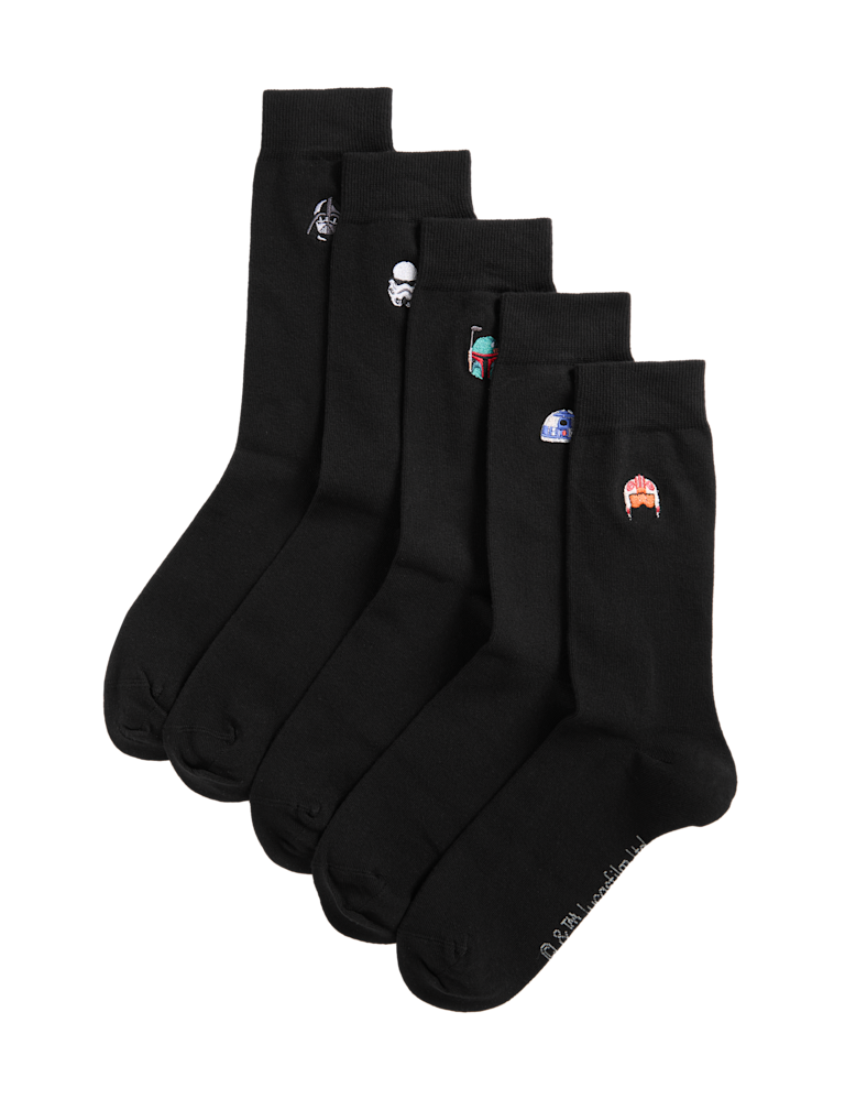 5pk Cotton Rich Star Wars™ Socks