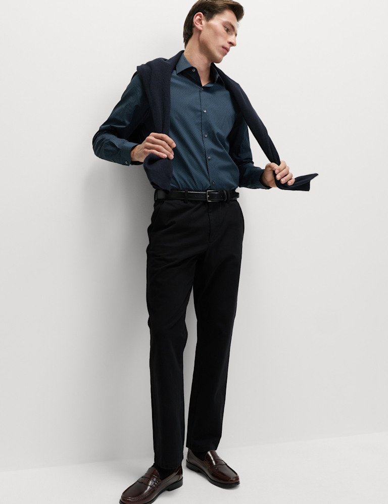 Regular Fit Pure Cotton Printed Shirt