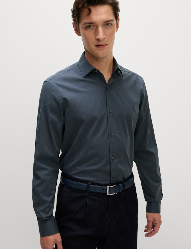 Regular Fit Pure Cotton Shirt