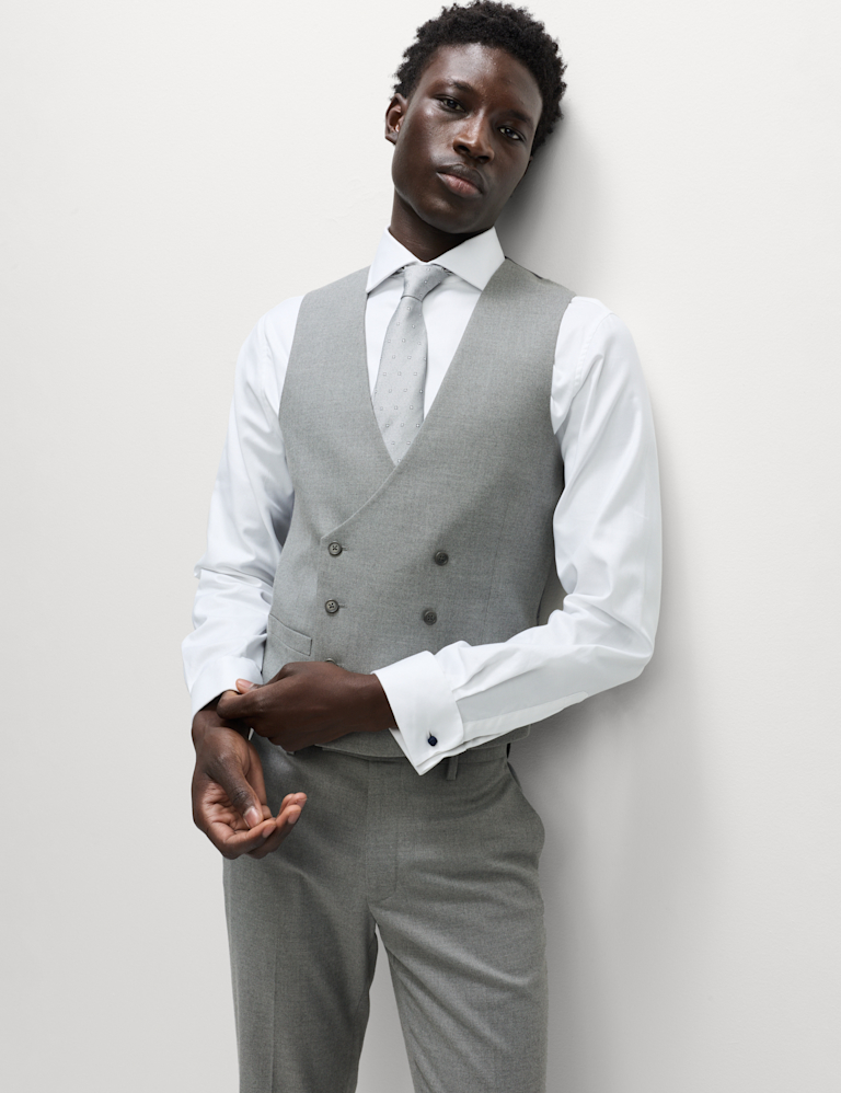 Slim Fit Warm Handle Twill Waistcoat