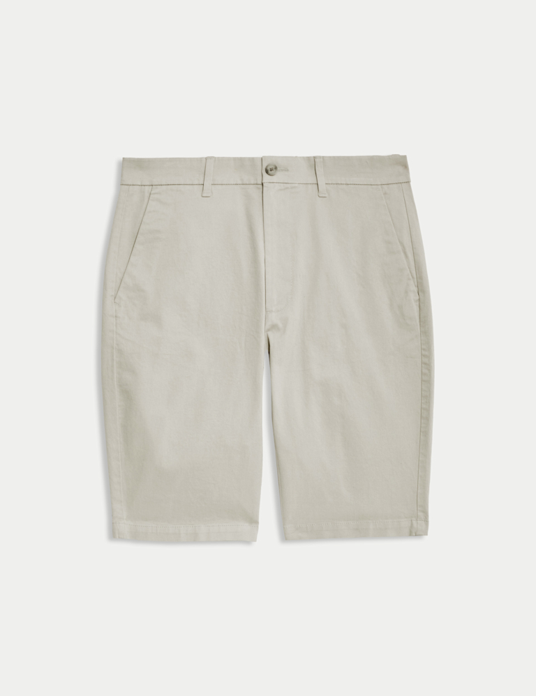 Regular Fit Stretch Chino Shorts
