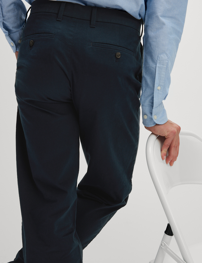 Loose Fit Stretch Chinos