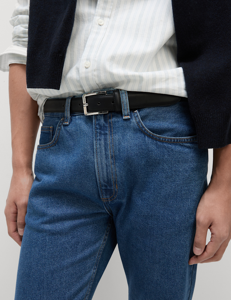 Straight Fit Pure Cotton Jeans