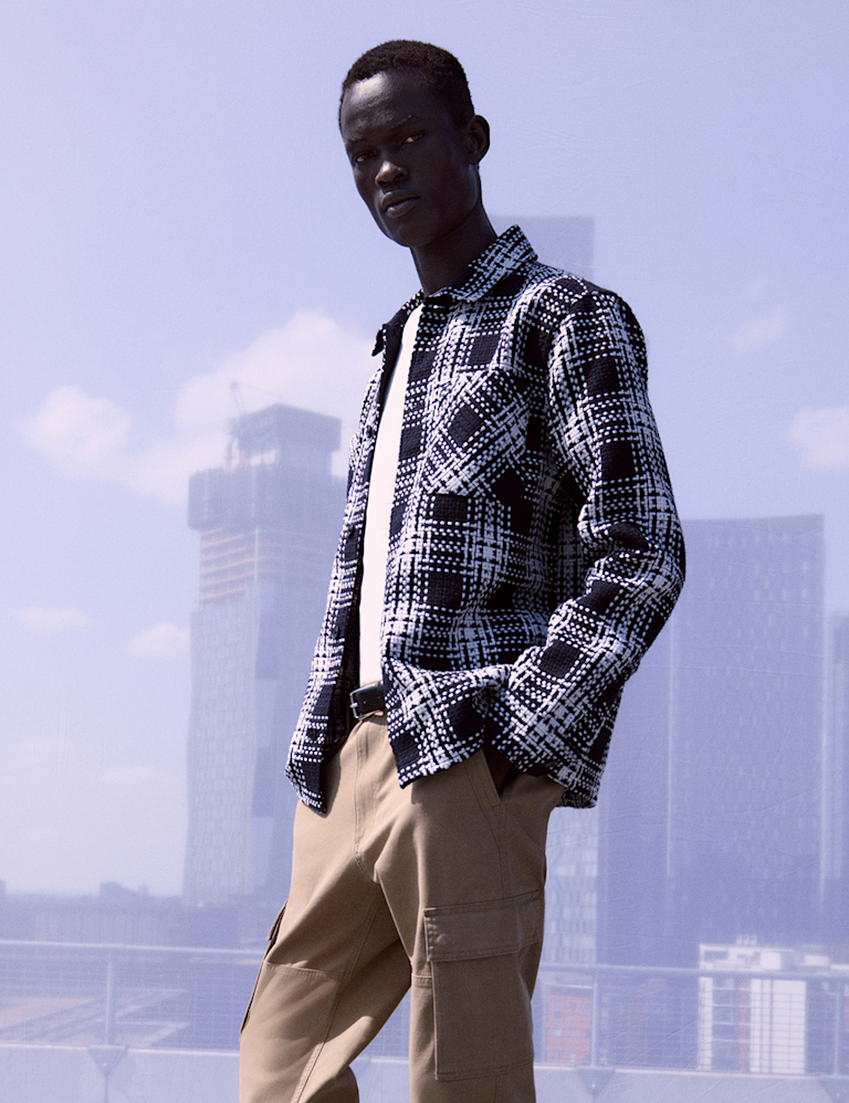 Checked Overshirt