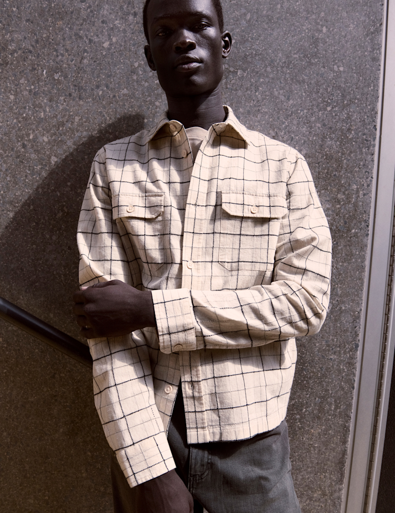 Cotton Rich Checked Shirt