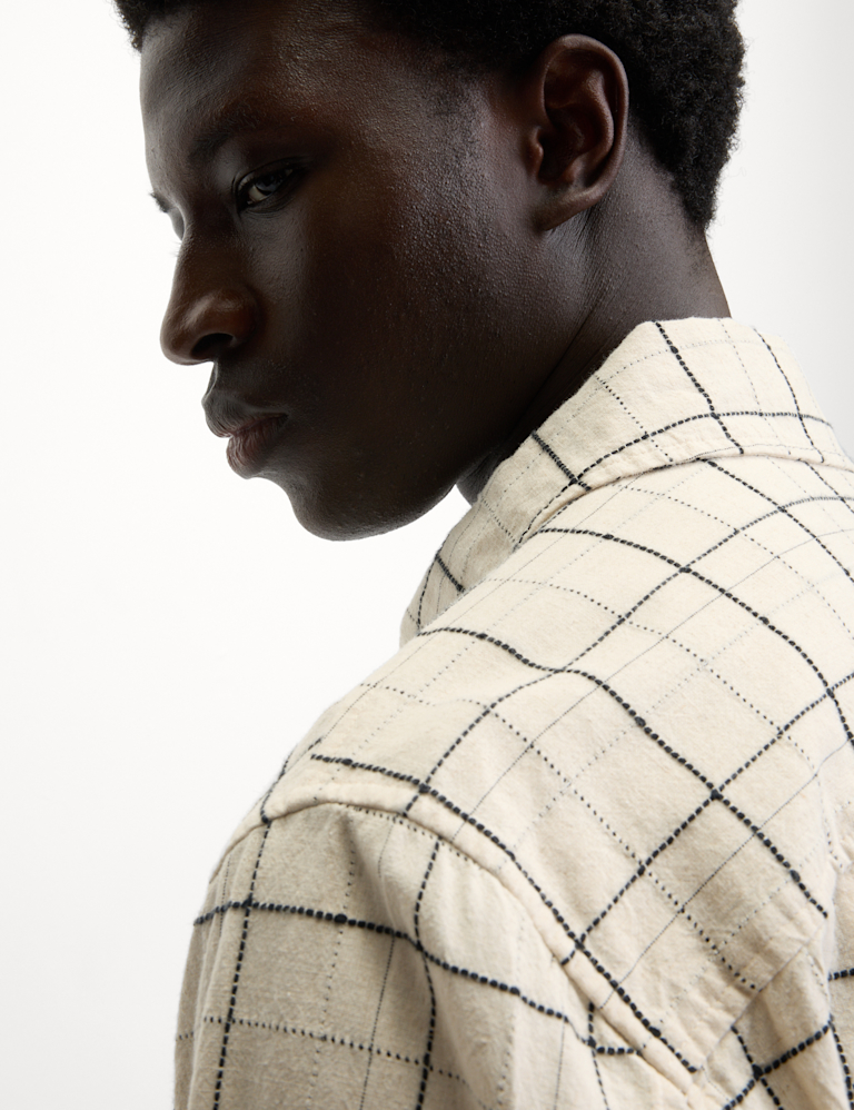 Cotton Rich Checked Shirt