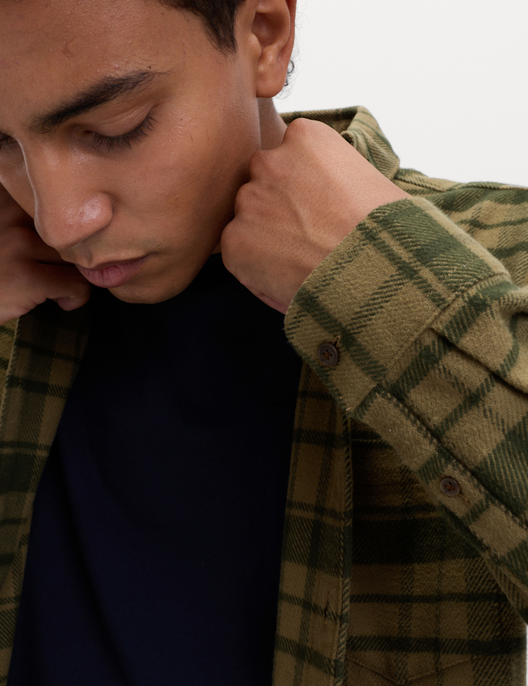 Pure Cotton Flannel Shirt