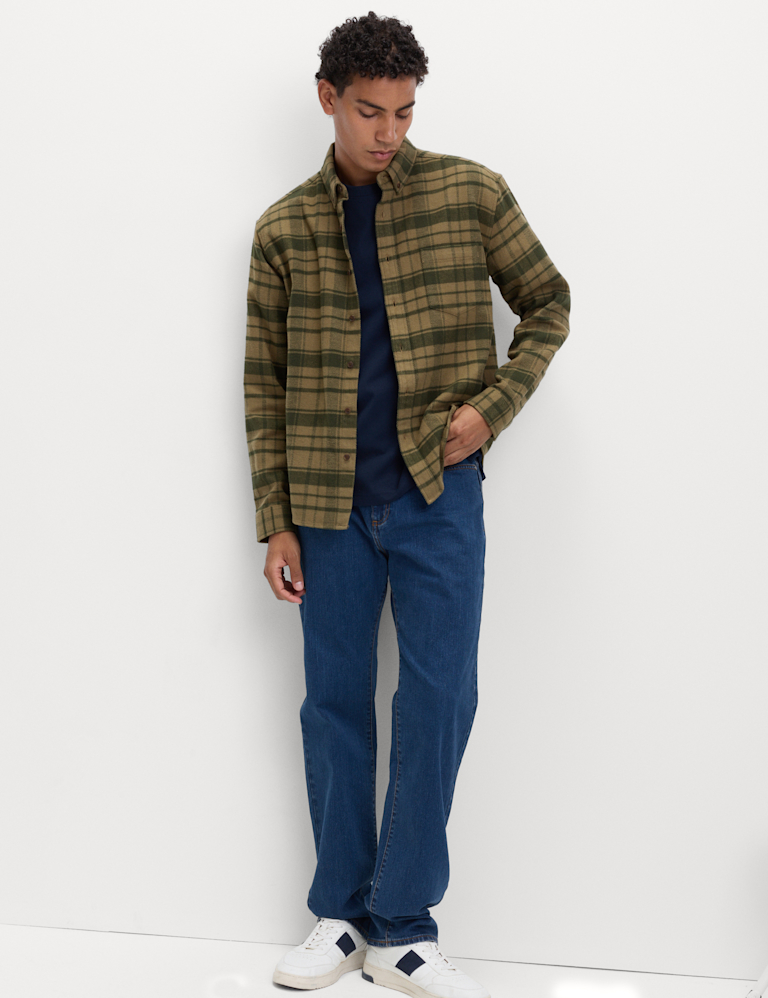 Pure Cotton Flannel Shirt