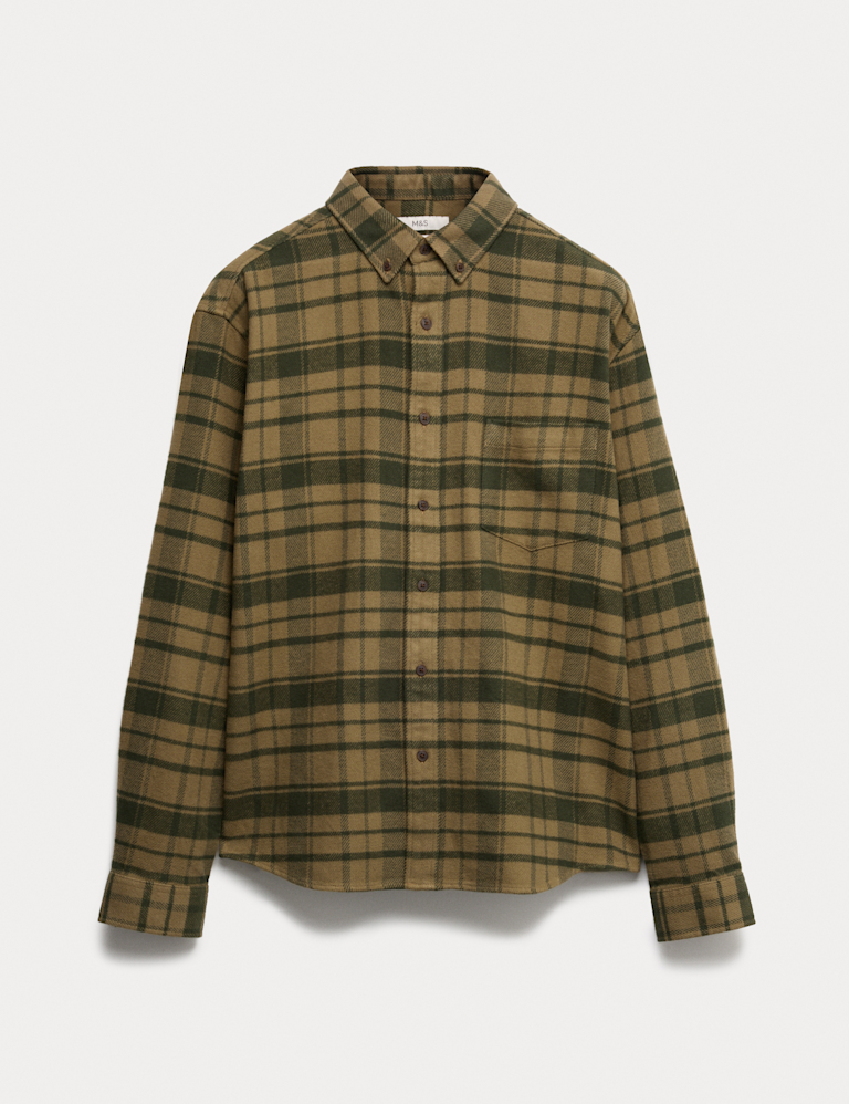 Pure Cotton Flannel Shirt