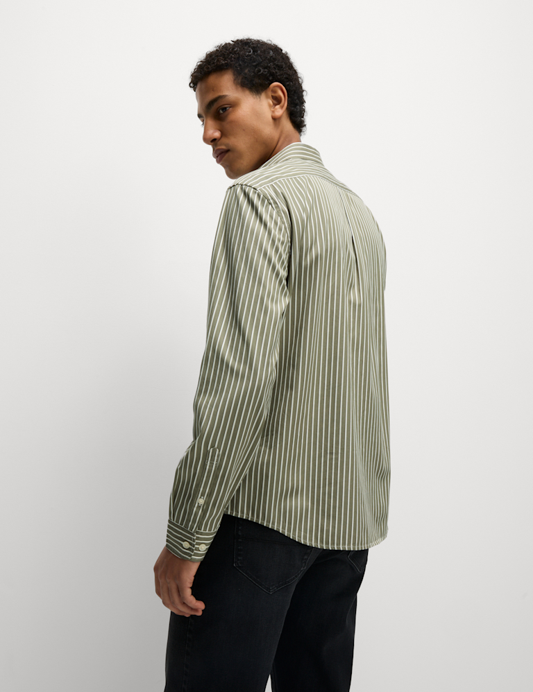 Pure Cotton Striped Shirt