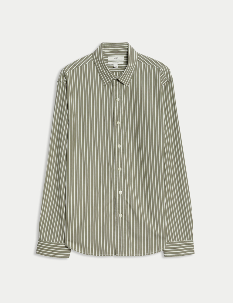 Pure Cotton Striped Shirt