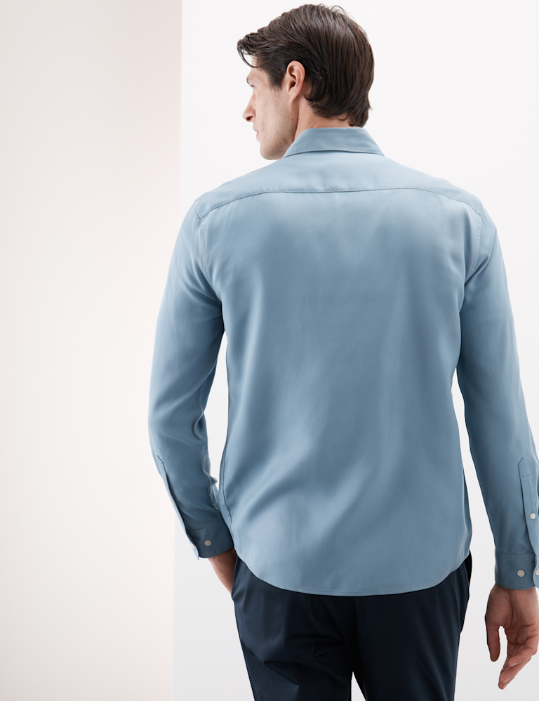 Regular Fit Easy Iron Long Sleeve Shirt