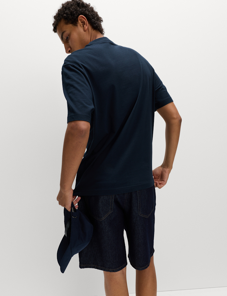 Cotton Rich Hawaii Graphic Crew Neck T-Shirt