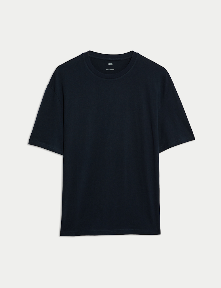 Relaxed Fit Pure Cotton T shirt