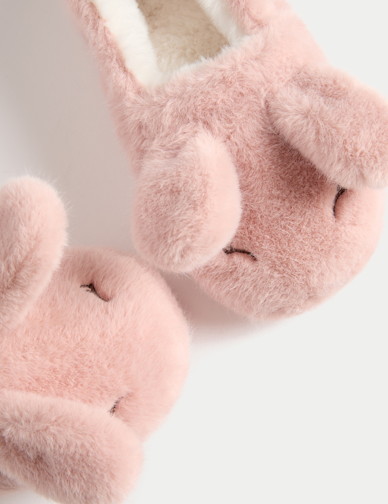 Kids’ Bunny Slippers (4 Small – 2 Large)