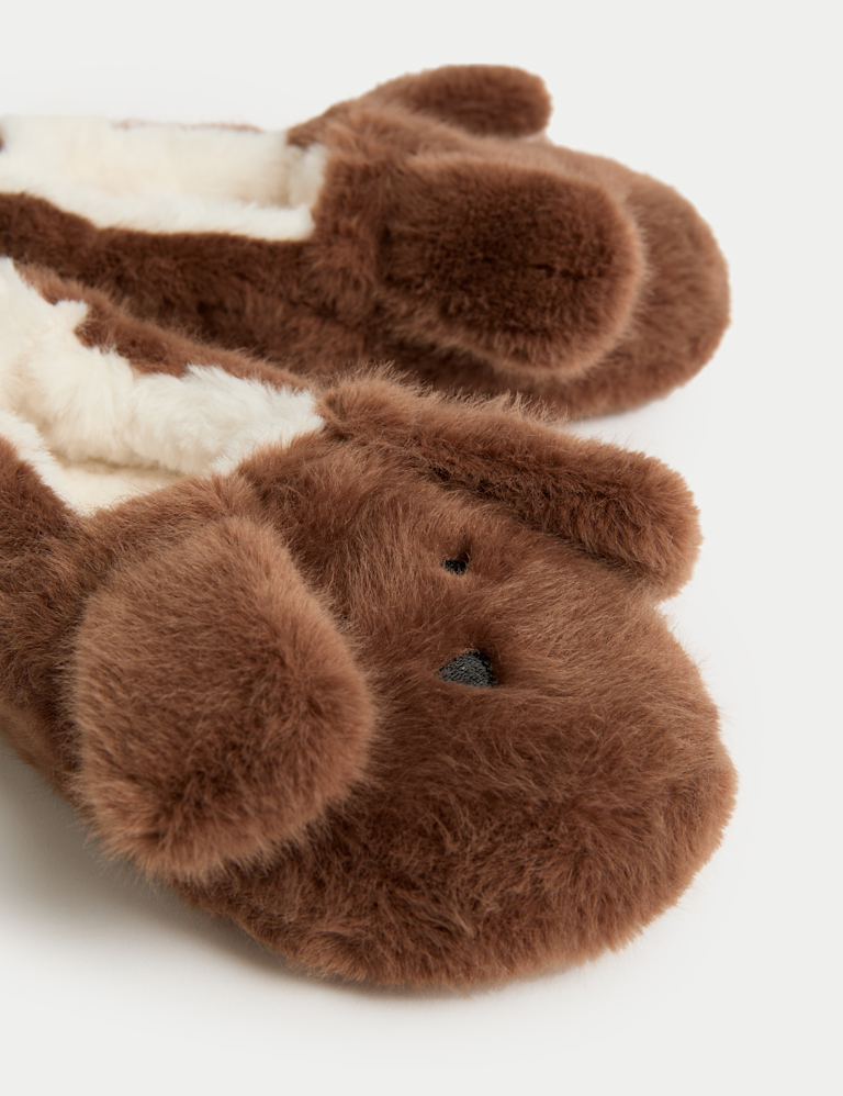 Kids’ Dog Slippers (4 Small – 13 Small)