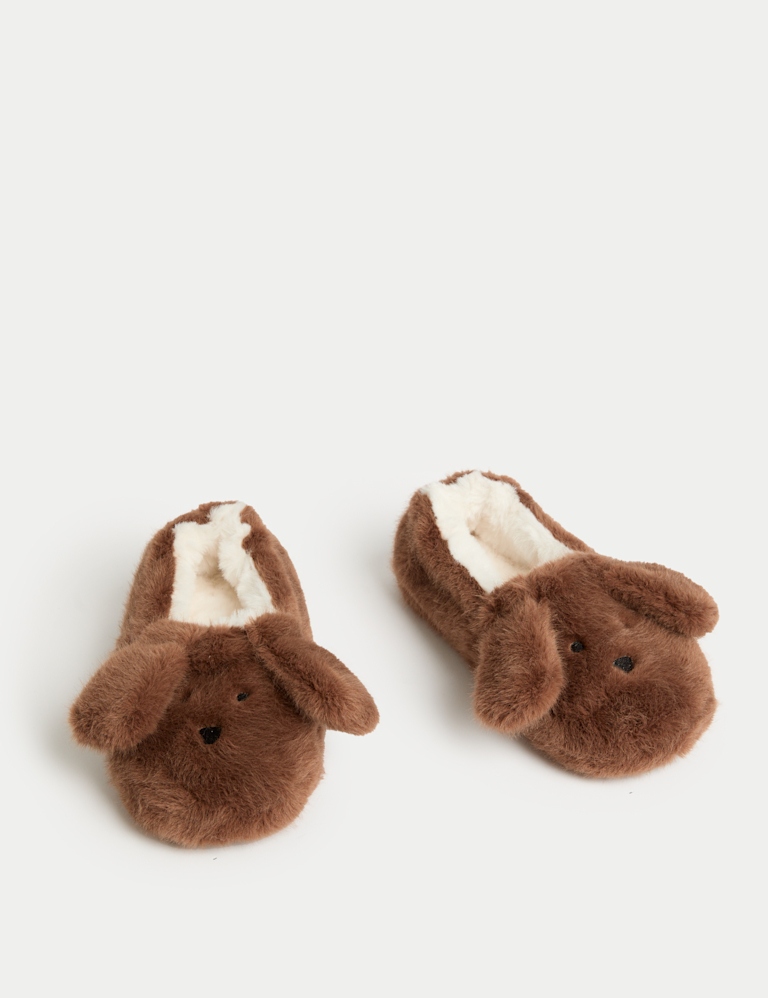 Kids’ Dog Slippers (4 Small – 13 Small)