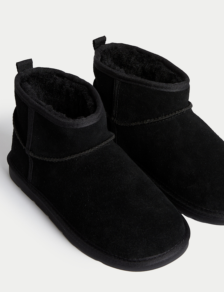 Kids’ Suede Ankle Boots (4 Small – 6 Large)