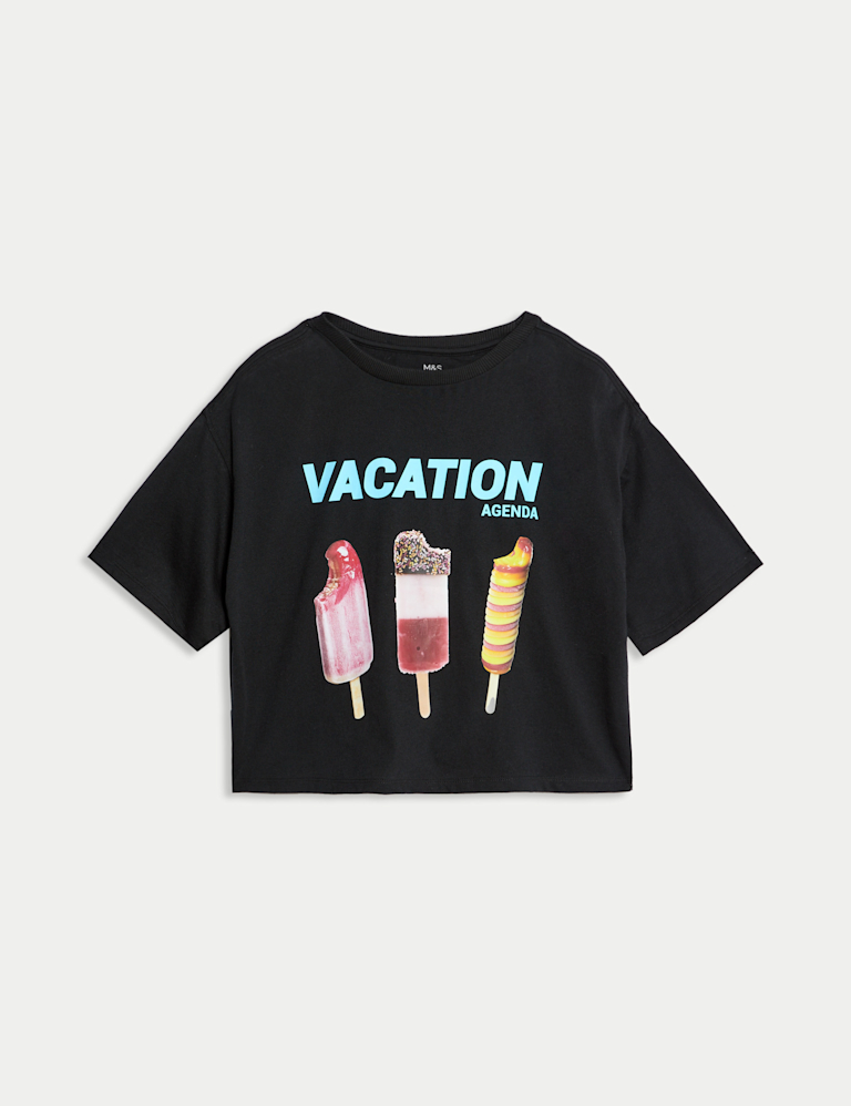 Pure Cotton Ice Cream T-Shirt (2-16 Yrs)