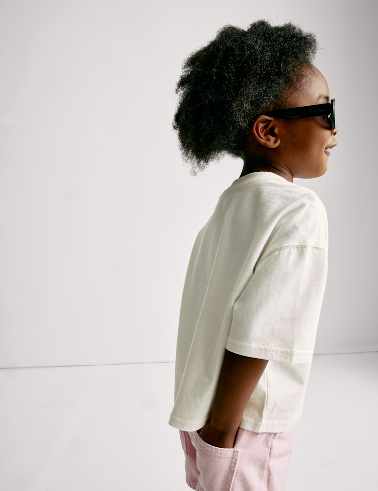 Pure Cotton Ice Cream Slogan T-Shirt (2-8 Yrs)