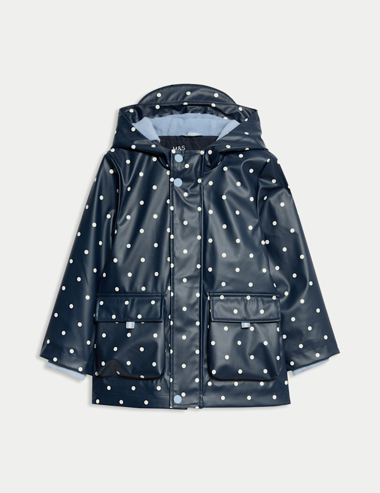 Polka Dot Fisherman Coat (12 Mths-8 Yrs)
