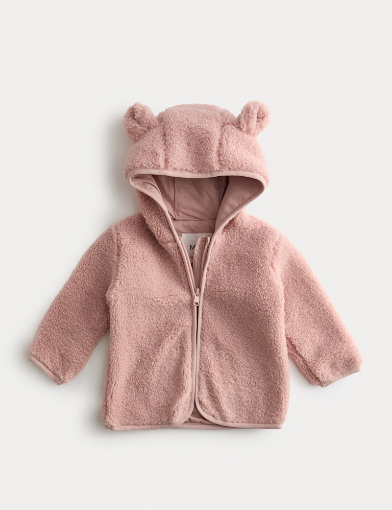 Borg Ears Hooded Jacket (1-36 Mths)
