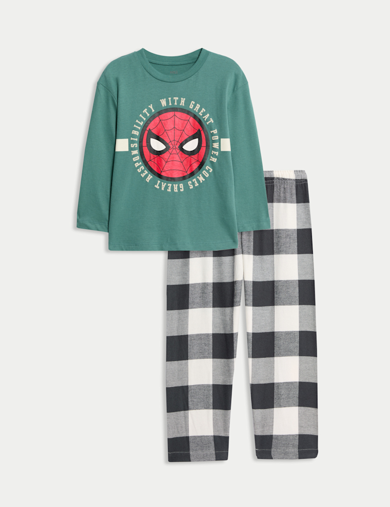 Pure Cotton Spider-Man™ Pyjamas (1-8 Yrs) Pure Cotton Spider-Man™ Pyjamas (1-8 Yrs)
