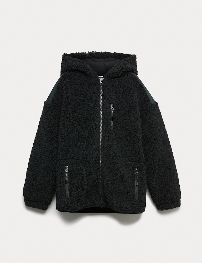 Borg Zip Hoodie (6-16 Yrs) Borg Zip Hoodie (6-16 Yrs)