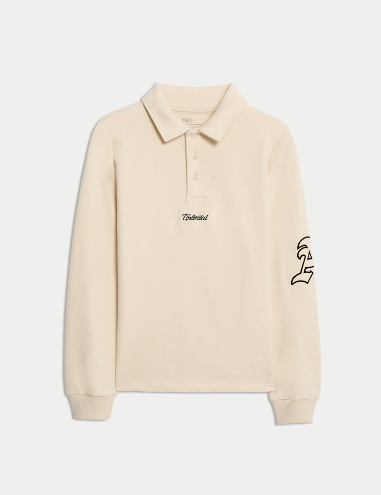 Cotton Rich Rugby Top (6-16 Yrs)