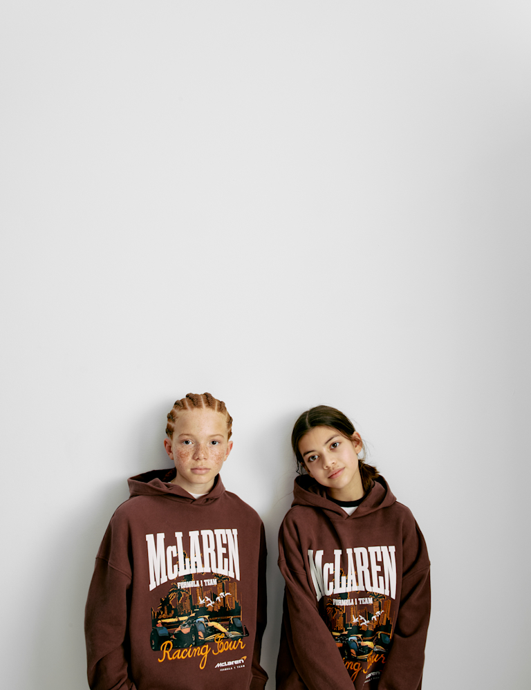 Cotton Rich McLaren F1 Team Hoodie (6-16 Yrs) Cotton Rich McLaren F1 Team Hoodie (6-16 Yrs)