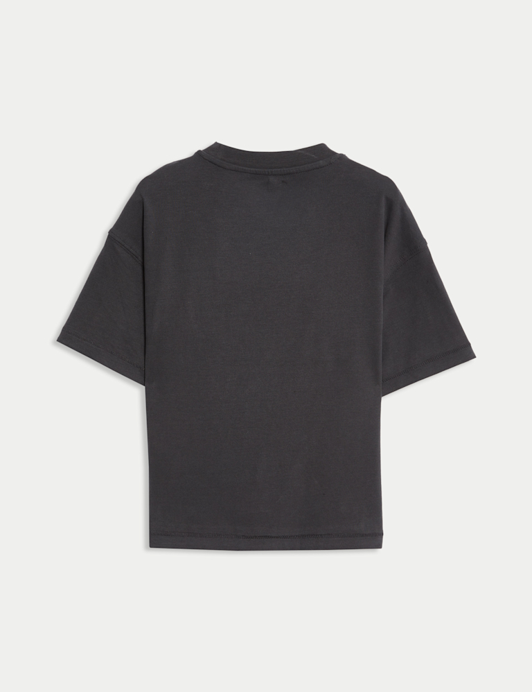 Pure Cotton Basketball Graphic T-Shirt (2-8 Yrs)