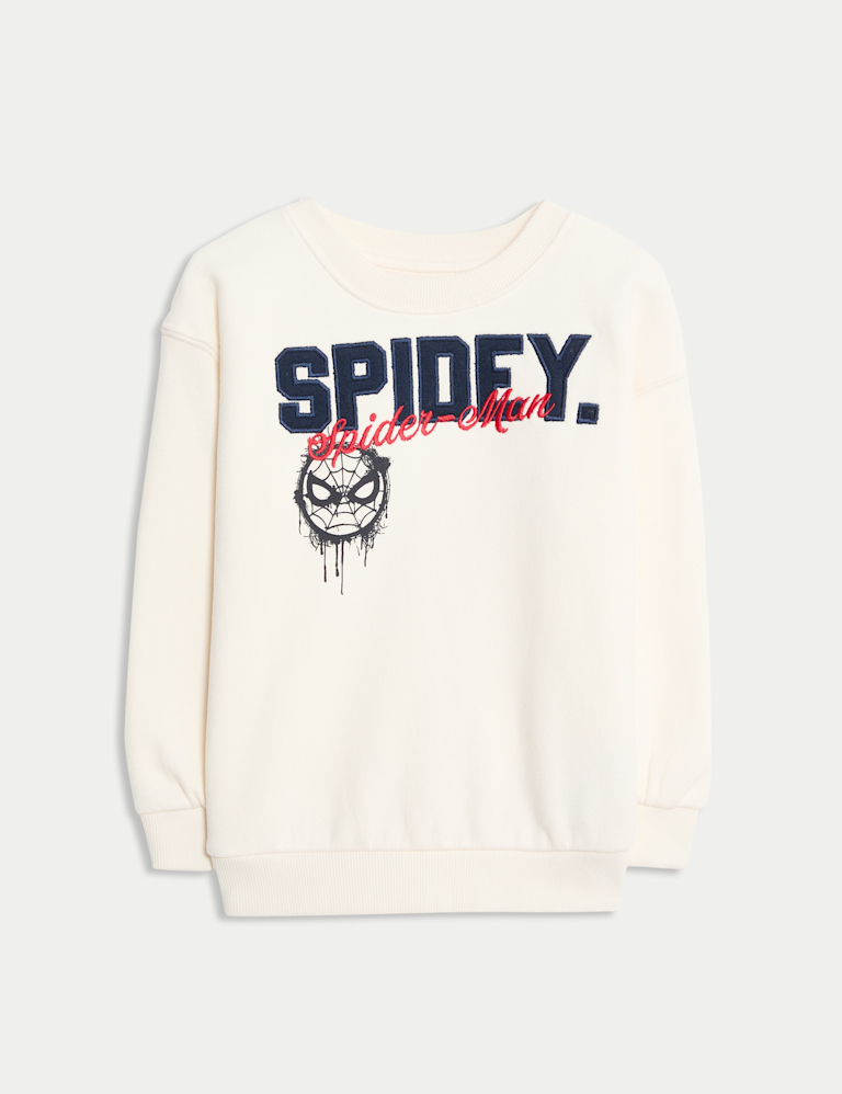 Cotton Rich Spider-Man™ Sweatshirt (2-8 Yrs)