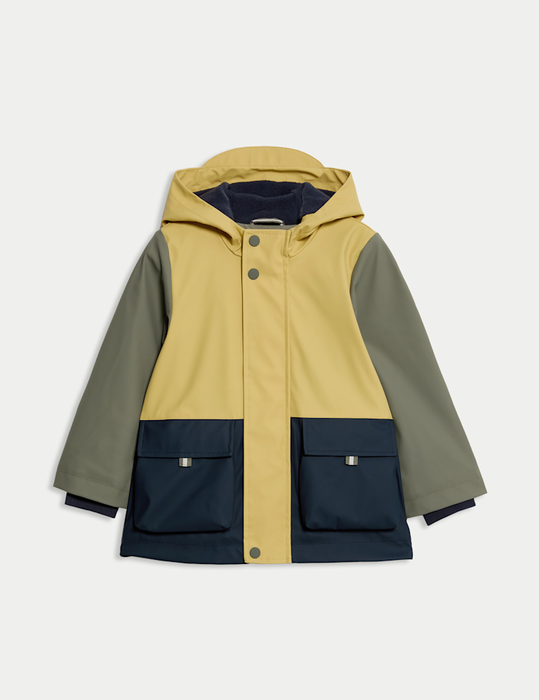 Colour Block Fisherman Coat (2-8 Yrs)