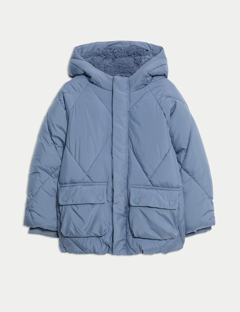 Midweight Padded Hooded Coat (2-8 Yrs)