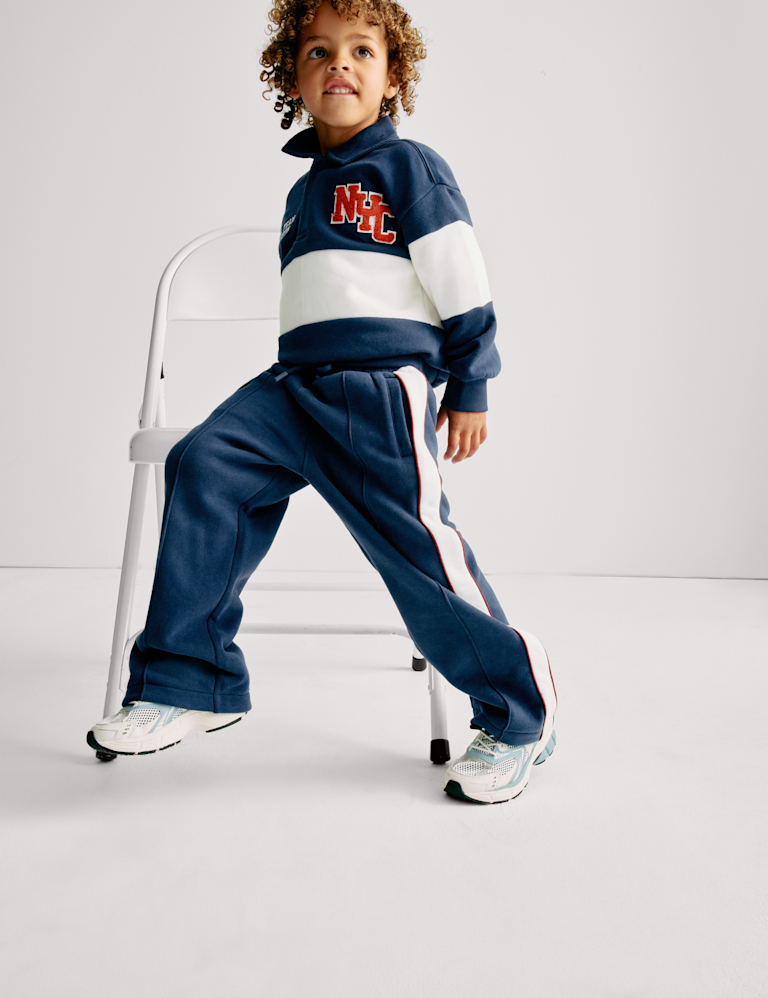 Cotton Rich Straight Leg Joggers (2-8 Yrs)