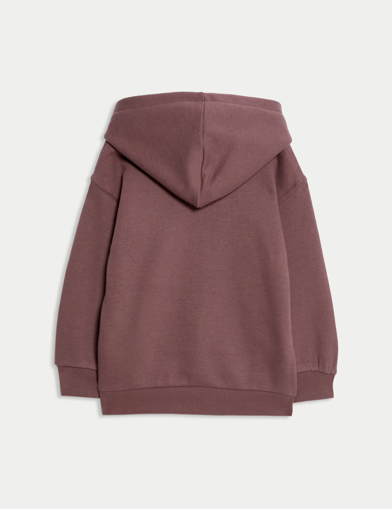 Cotton Rich Plain Hoodie (2-8 Yrs)