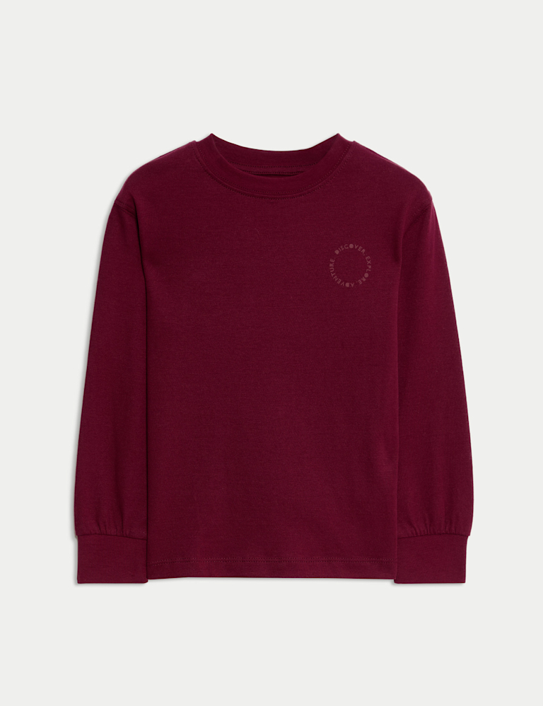 Pure Cotton Long Sleeve T-shirt (2-8 Yrs) Pure Cotton Long Sleeve T-shirt (2-8 Yrs)