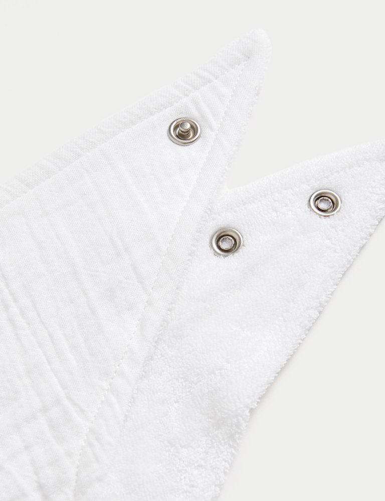 5pk Cotton Rich Dribble Bibs