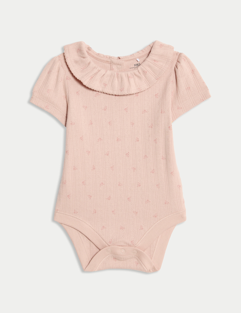 4pc Cotton-Rich Floral Starter Set (0-9 Mths)