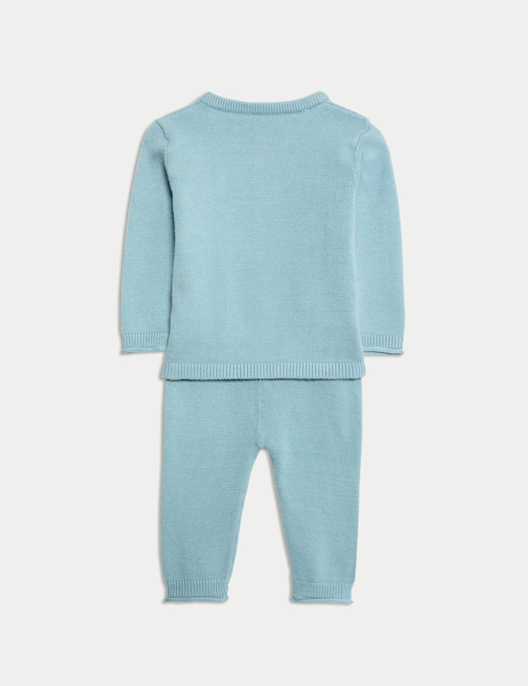 2pc Knitted Hedgehog Outfit (0-12 Mths)